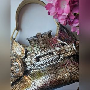 Jimmy Choo Python Tulita Handbag